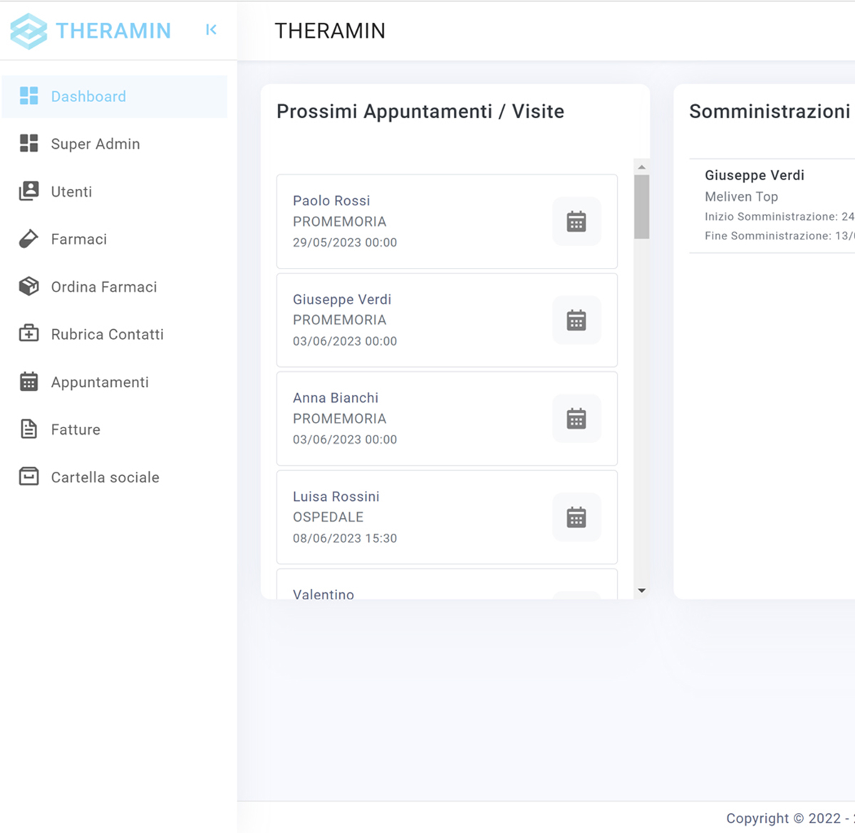 Theramin dashboard